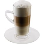 Latte Macchiato üvegpohár kávéscsésze készlet 2 db-os